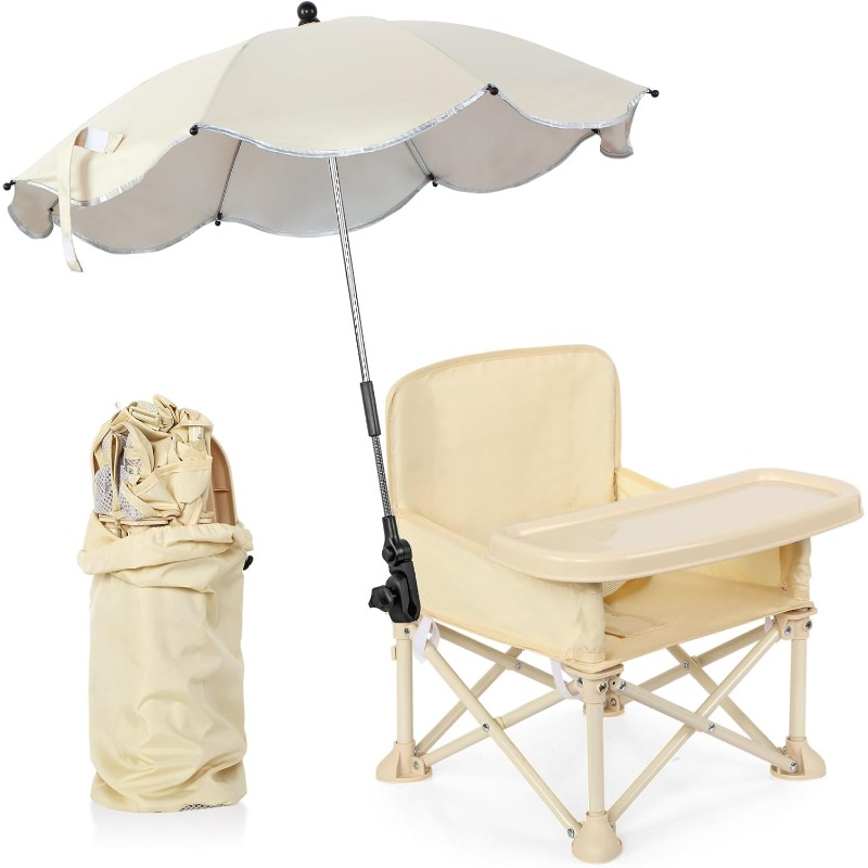 Outdoor Furniture Table And Chairs - 아기 야외용 비치 의자, 우산, 등받이,
