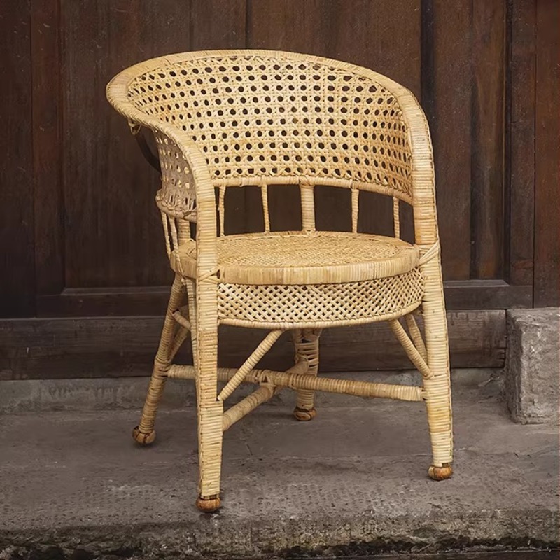Outdoor Furniture No Cushions - 빈티지 등받이 통기성 쿠션이 있는 야외