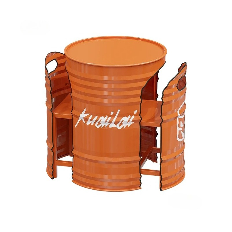 Outdoor Furniture For Cafe - 창의적인 철제 정원 가구 세트 카페