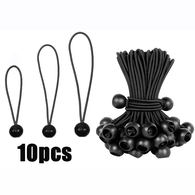 Outdoor Furniture Rope - 10개 세트 탄성 볼 텐트 고정기