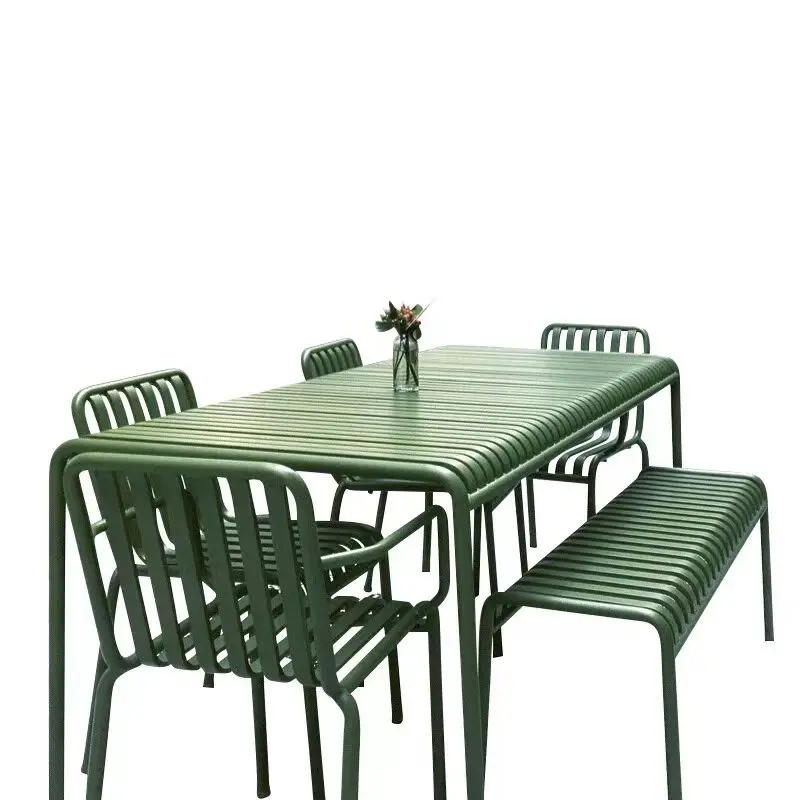 단철 모던 심플 발코니 야외 테이블 및 의자 마당 야외 - Outdoor Furniture For Cafe 리뷰 및 가격