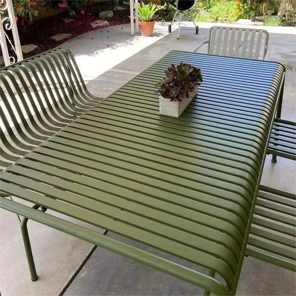 단철 모던 심플 발코니 야외 테이블 및 의자 마당 야외 - Outdoor Furniture For Cafe 리뷰 및 가격