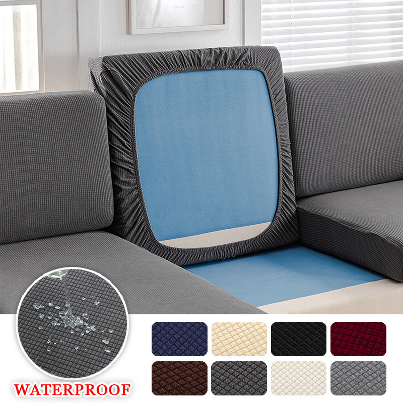 1pc 방수 소파 쿠션 커버 자카드 폴라 플리스 스트레 - Outdoor Furniture No Cushions 리뷰 및 가격