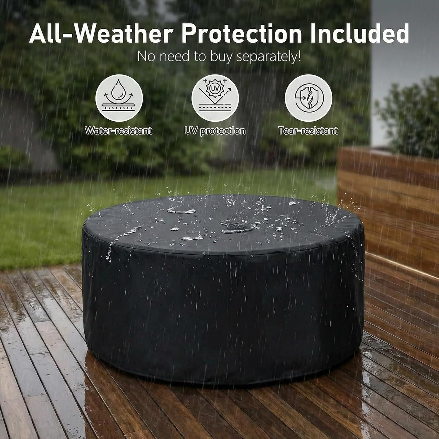 30인치 원형 프로판 화로 세트 50000 BTU 2피 - Outdoor Furniture With Fire Pit Table 리뷰 및 가격
