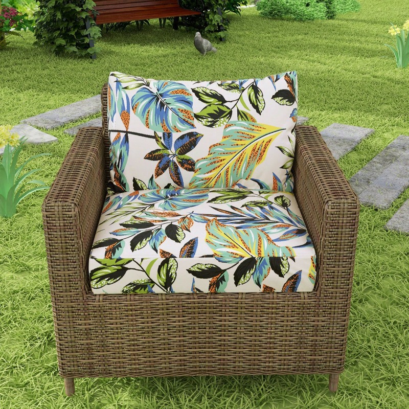 야외 쿠션 커버 파티오 스트레치 소파 쿠션 커버 열대  - Outdoor Furniture No Cushions 리뷰 및 가격