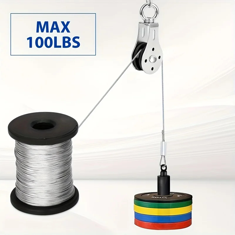 50m/196ft 스테인리스 스틸 와이어 로프(50개  - Outdoor Furniture Rope 리뷰 및 가격