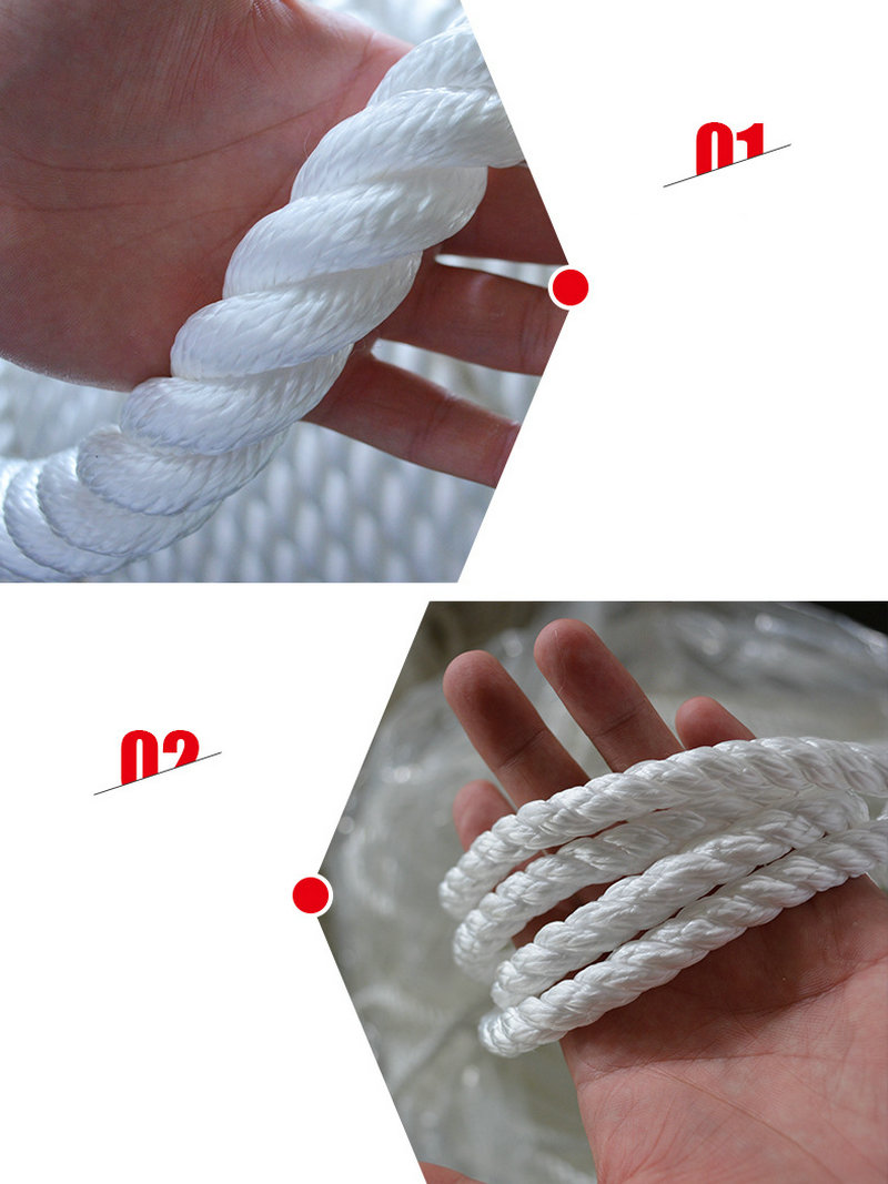 HQ 순백색 100% 폴리프로필렌 PP 케이블, 무거운 - Outdoor Furniture Rope 리뷰 및 가격