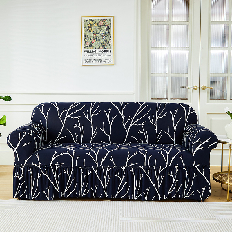 S/M/L/XL 프린트 소파 슬립커버 탄성 커버(스커트 - Outdoor Furniture Cover Xl 리뷰 및 가격