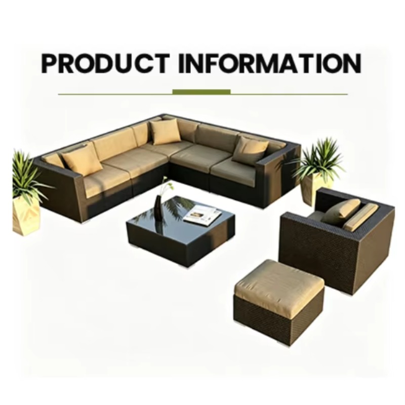 야외용 라탄 소파 세트 3인용 방수 자외선 차단 라탄  - Outdoor Furniture Europe 리뷰 및 가격