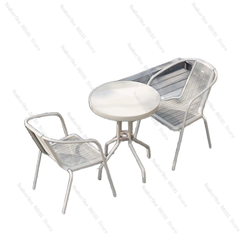 야외 발코니 접이식 테이블 및 2개의 의자 세트, 흰색 - Outdoor Furniture Table And Chairs 리뷰 및 가격