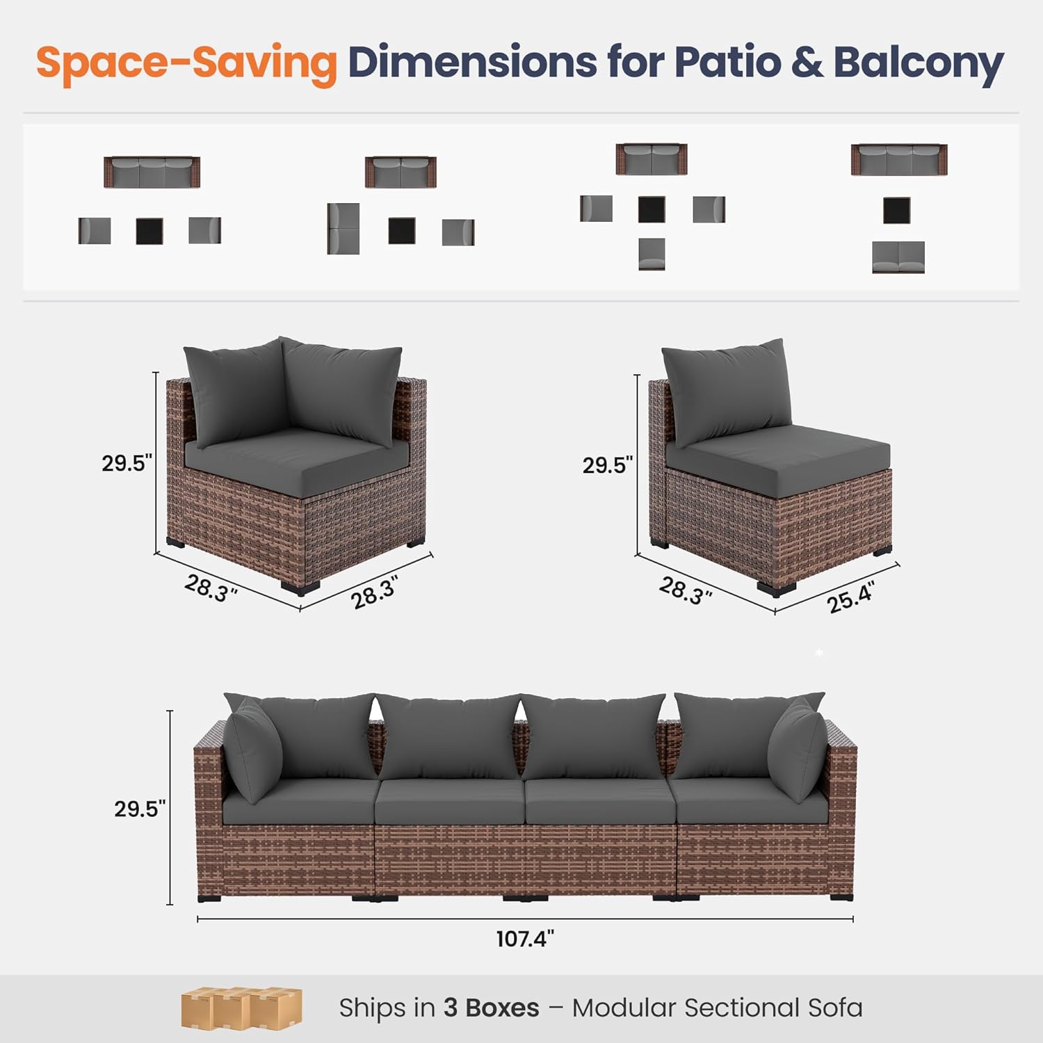 5피스 야외 섹셔널 소파 세트(화덕 테이블 포함), 전 - Outdoor Furniture With Fire Pit Table 리뷰 및 가격