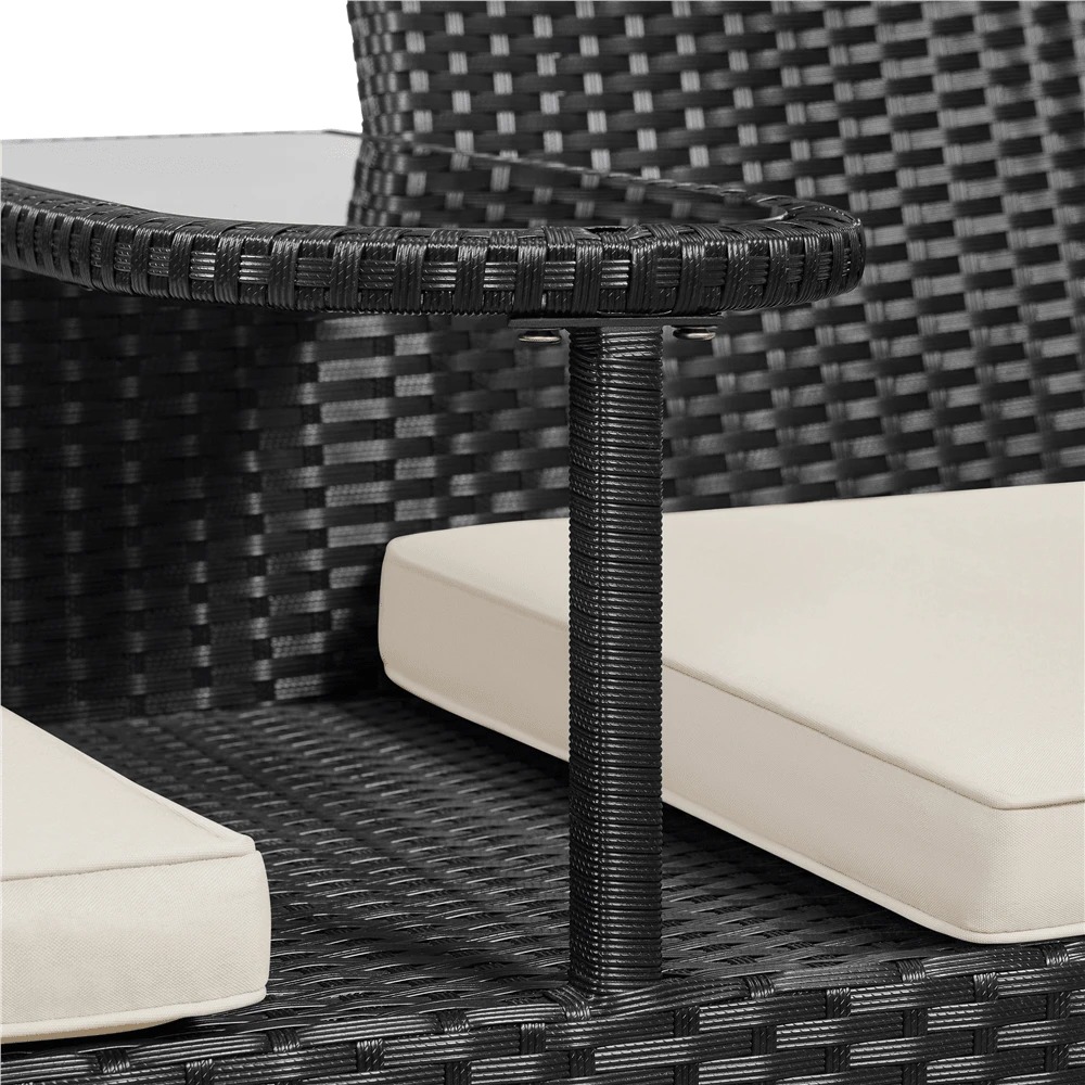 프리미엄 야외용 2인용 의자 세트, PE 라탄 파티오  - Outdoor Furniture Table And Chairs 리뷰 및 가격