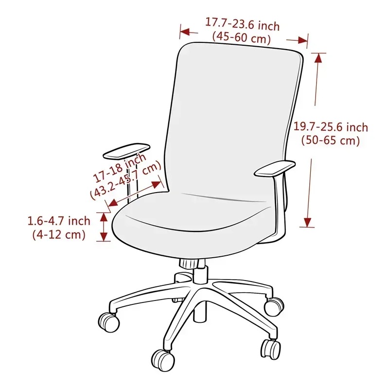 1PC 자카드 사무실 의자 커버 탄성 컴퓨터 회전 의자 - Outdoor Furniture Cover Xl 리뷰 및 가격