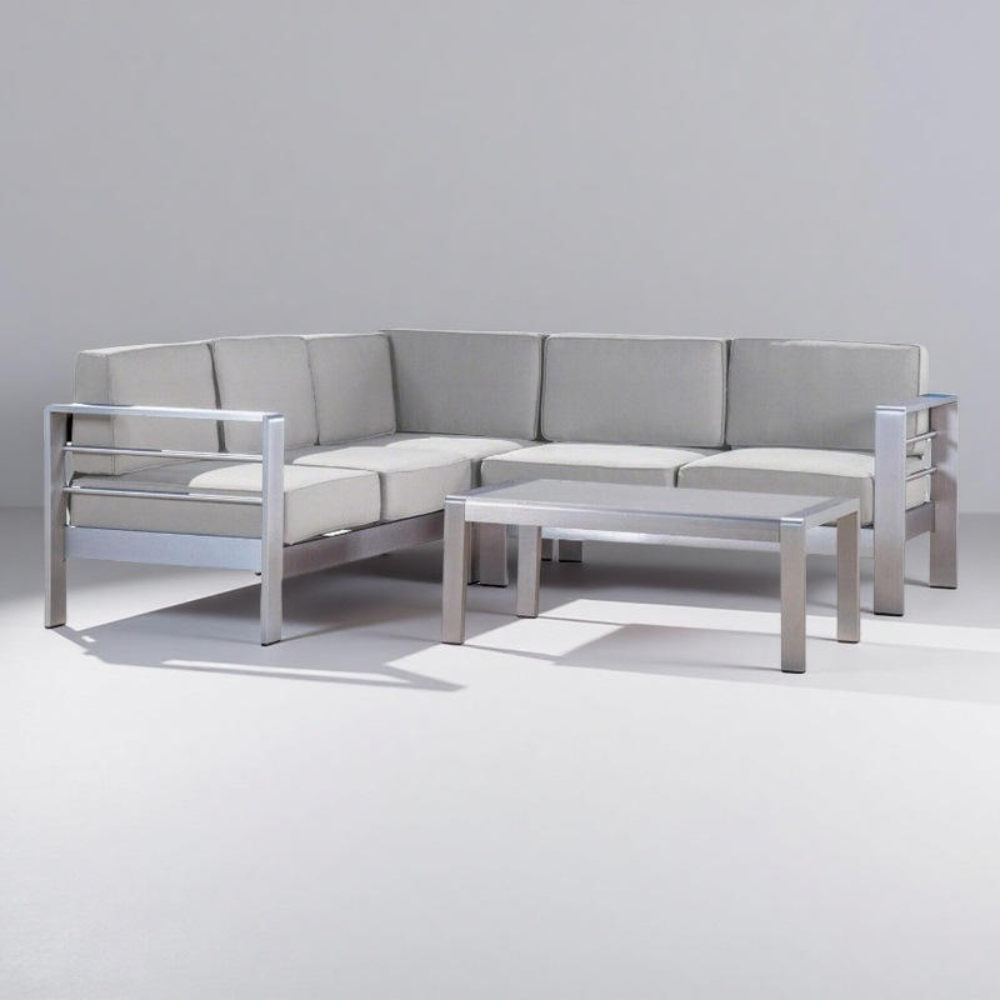 호텔 모던 알루미늄 야외 가구 빌라 정원 소파 세트 내 - Outdoor Furniture Europe 리뷰 및 가격