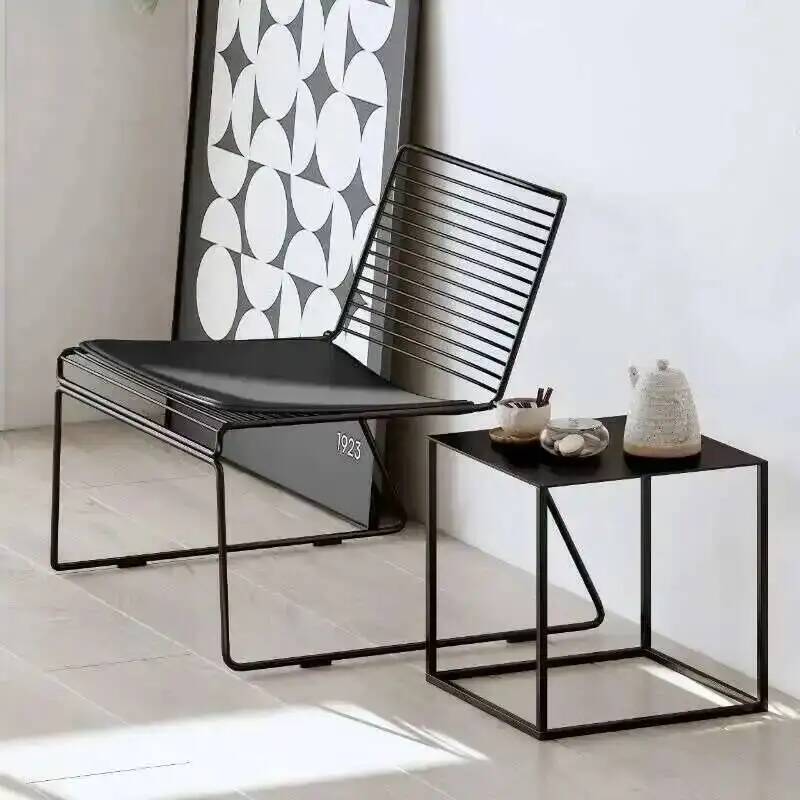 심플 카페 발코니 레저 철제 안뜰 정원 야외 밀크티 가 - Outdoor Furniture For Cafe 리뷰 및 가격