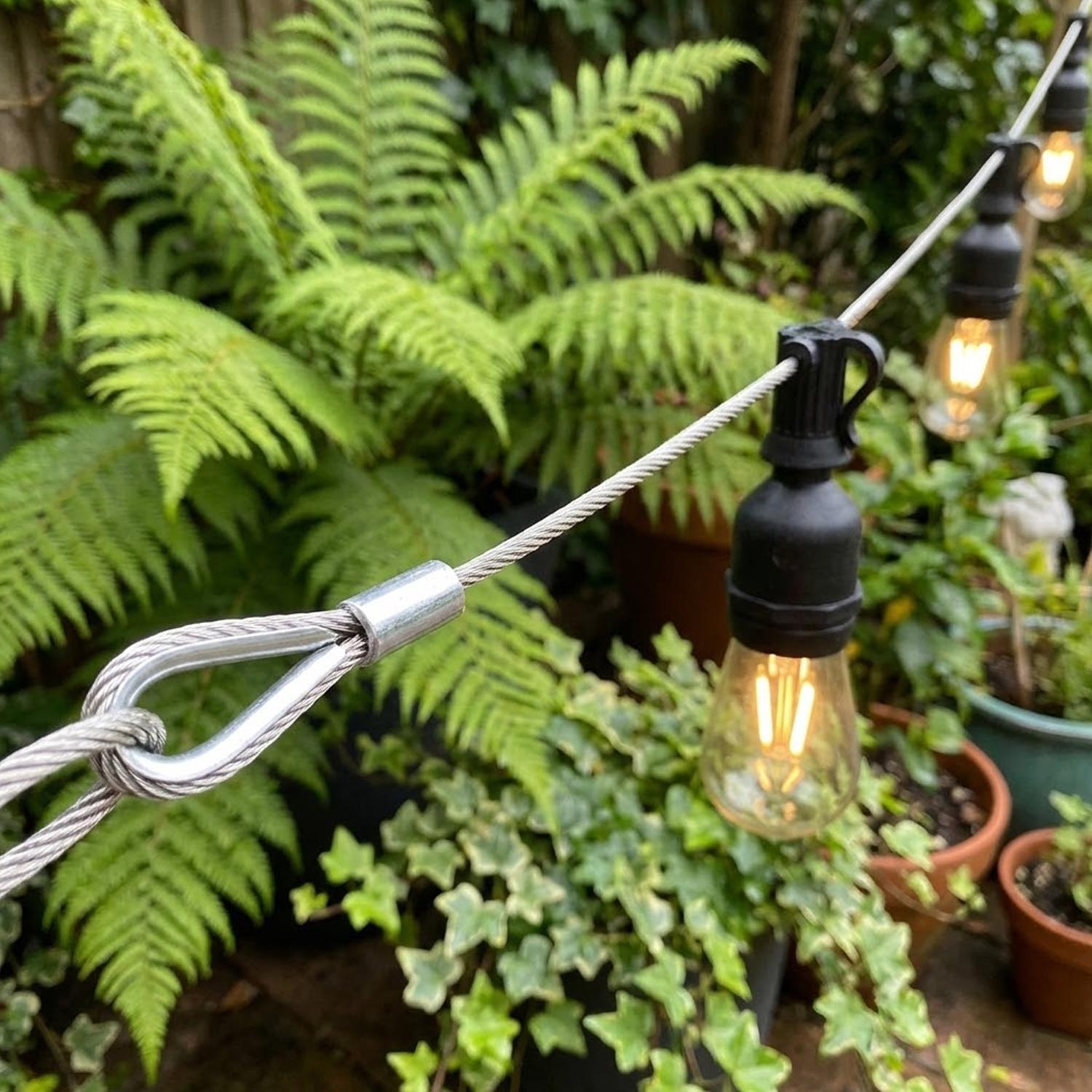 10/2M 스테인레스 스틸 와이어 로프 야외 캐노피 로 - Outdoor Furniture Rope 리뷰 및 가격