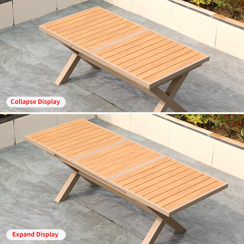 현대적인 알루미늄 프레임 야외 식탁 세트 (빌라 및 병 - Outdoor Furniture No Cushions 리뷰 및 가격