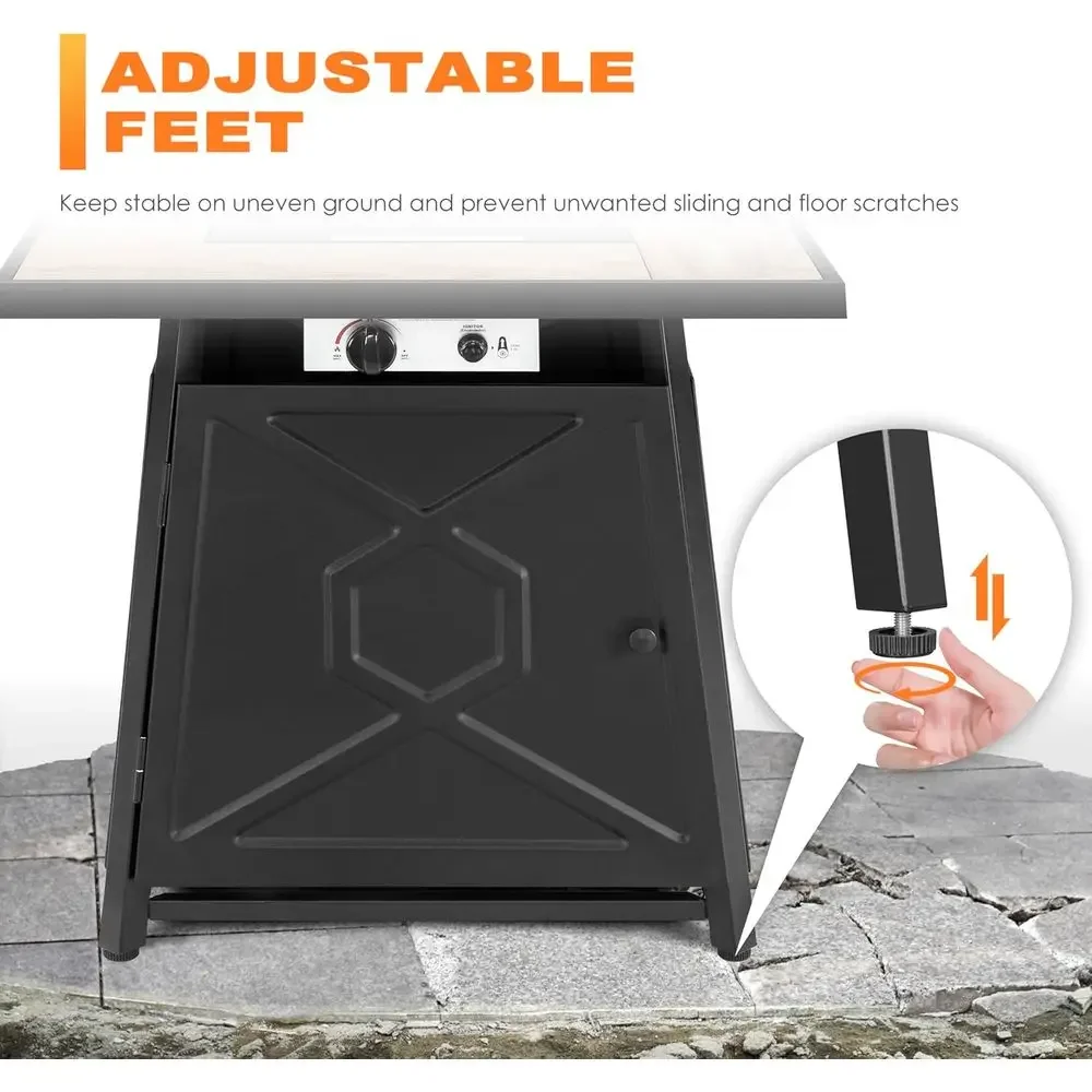 5피스 야외 파티오 가구 세트(화덕 테이블, 28 프로 - Outdoor Furniture With Fire Pit Table 리뷰 및 가격